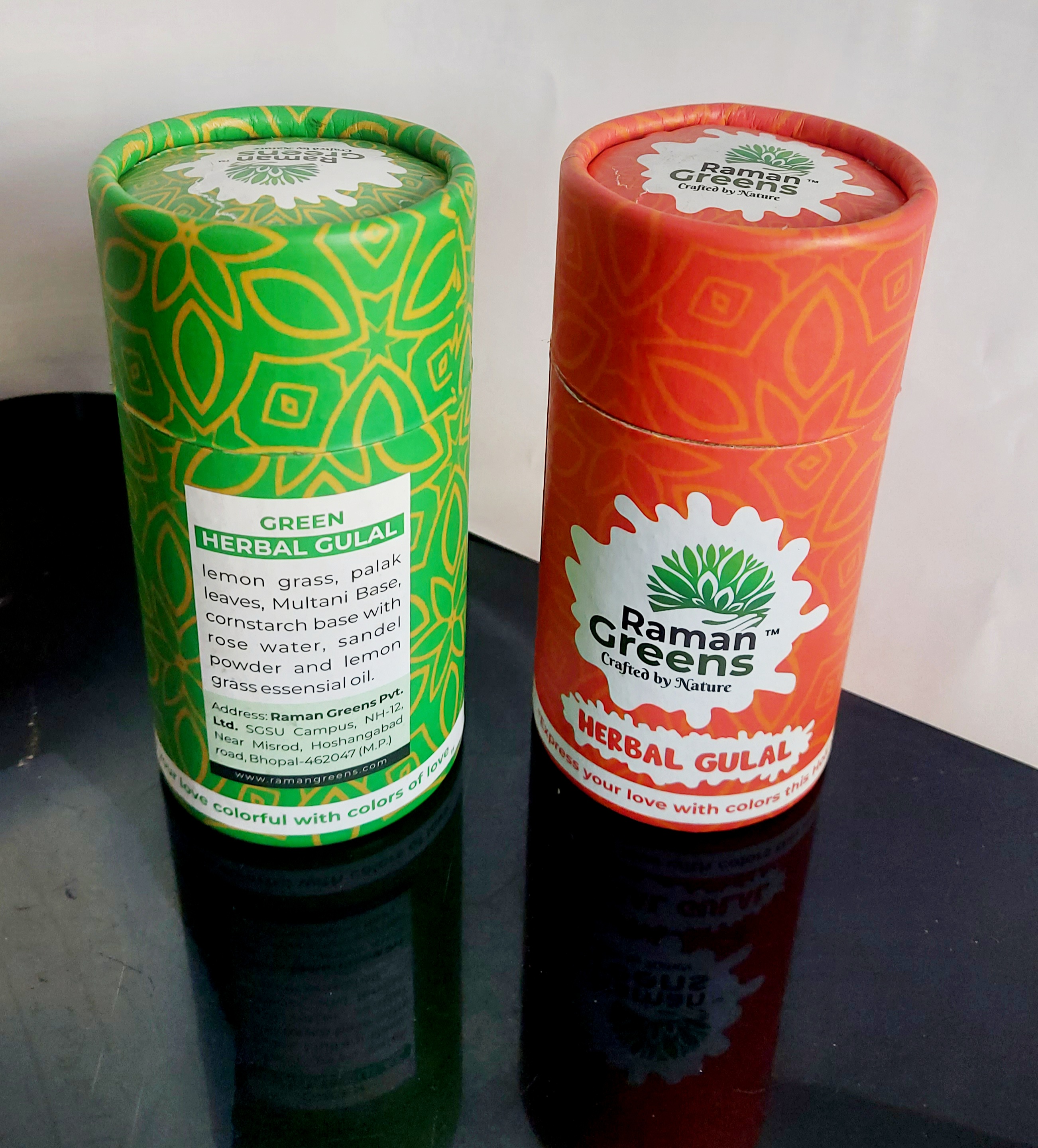 Round Paper Cans for Gulal and Holi Colours